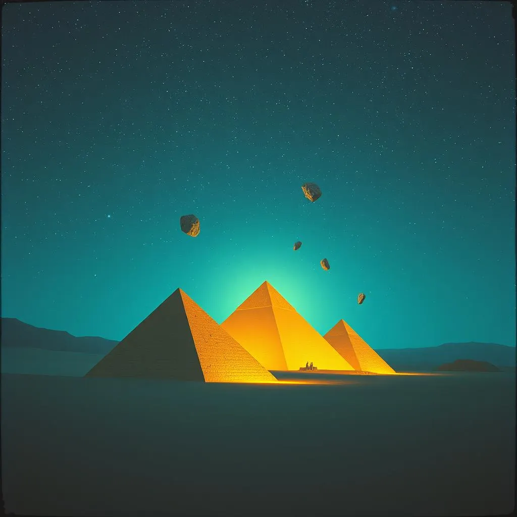 I made the pyramids!!