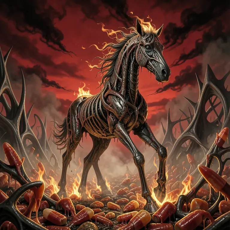 Candycorn Horse