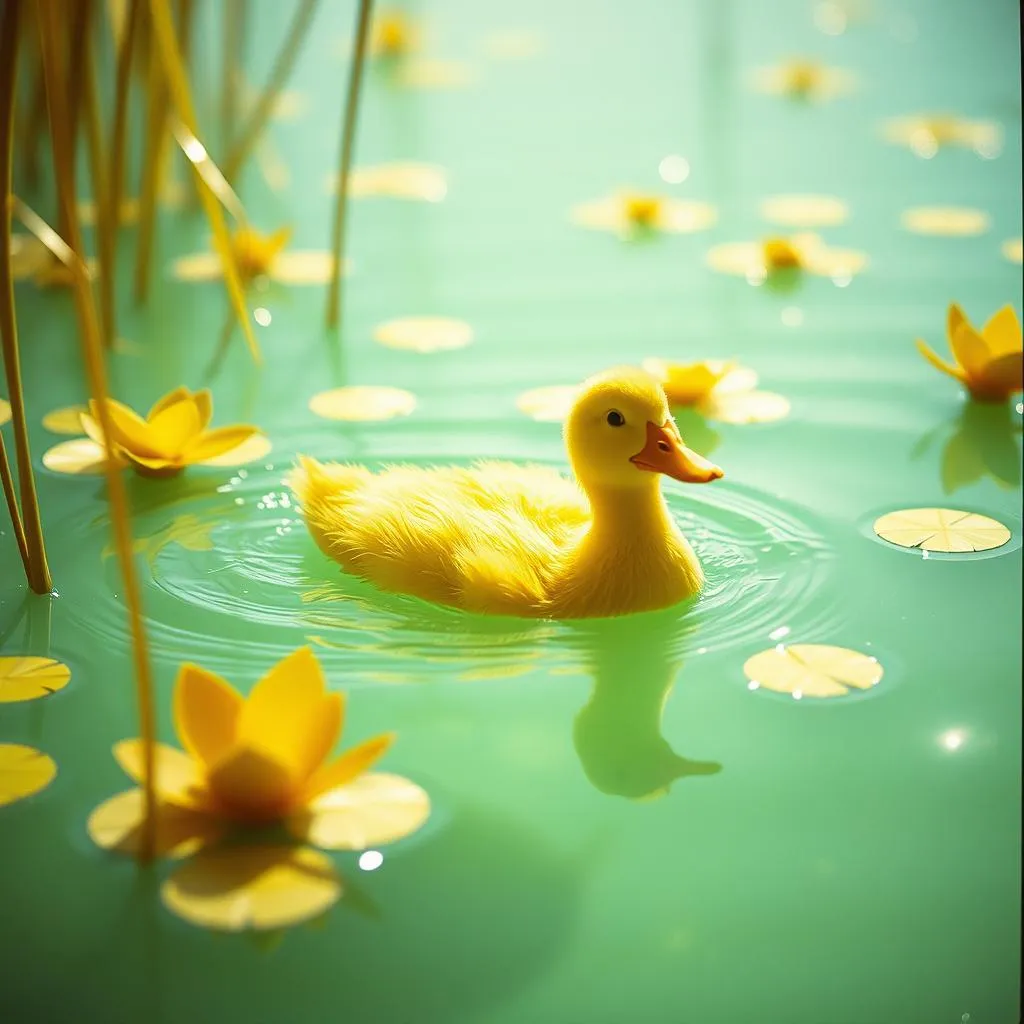 Pato na lagoa