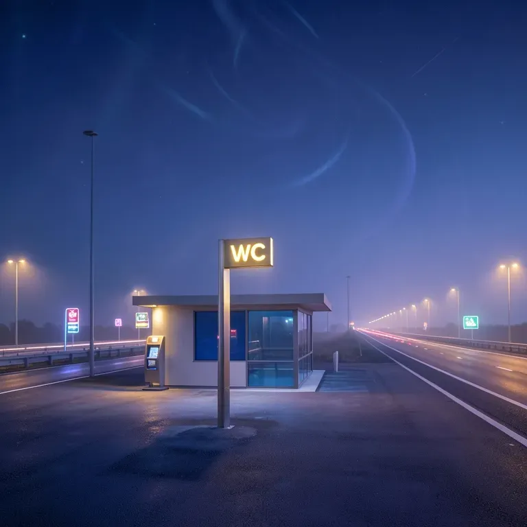 Rastplatz mit WC
