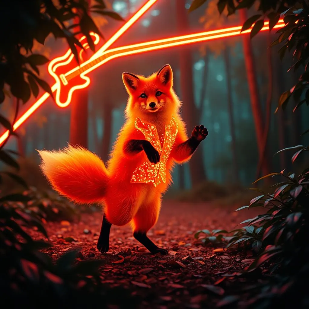 Foxes in the Disco Forest