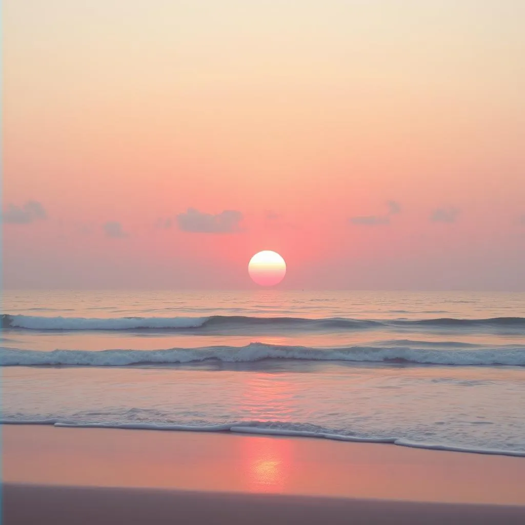 A garota por do sol