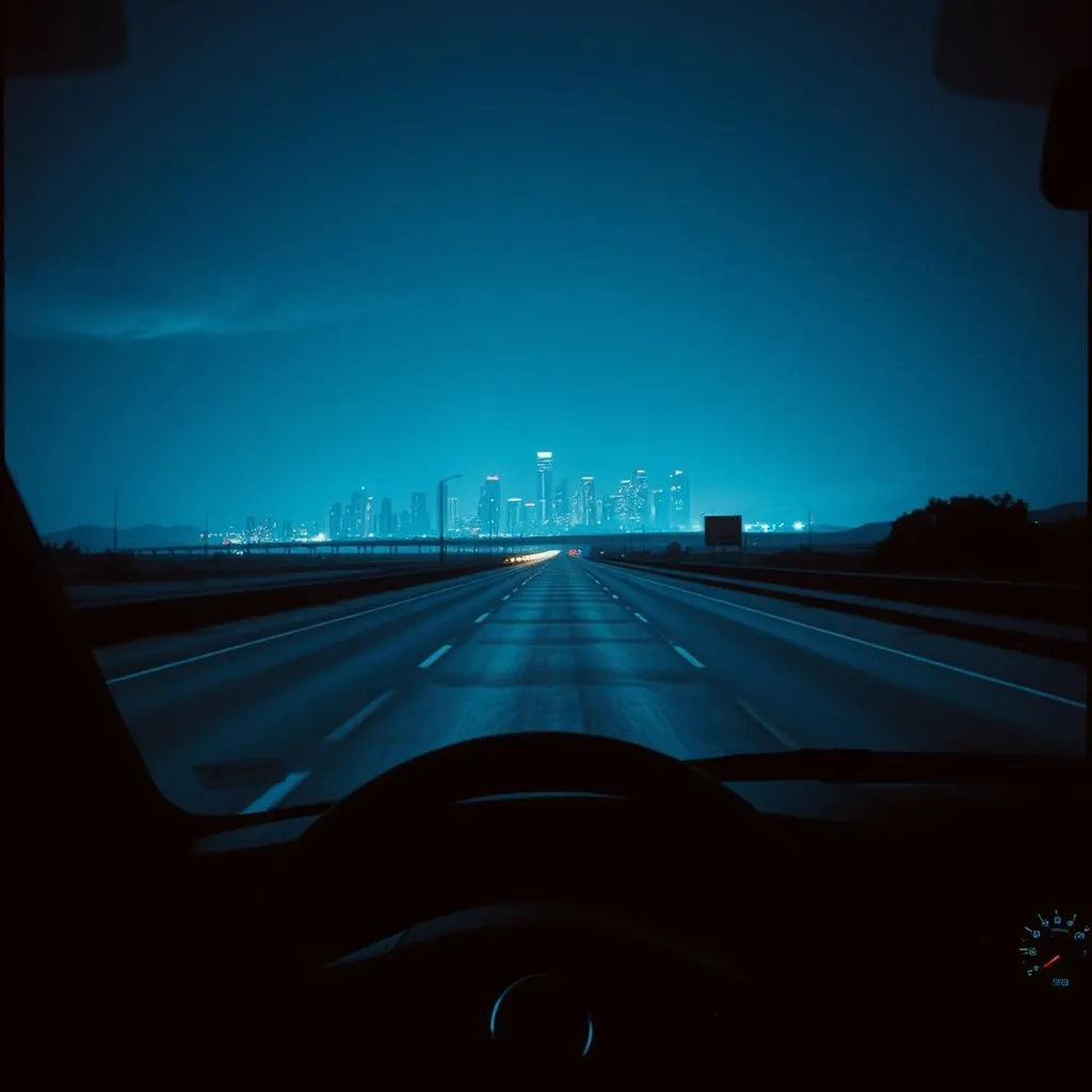 Nacht fährt