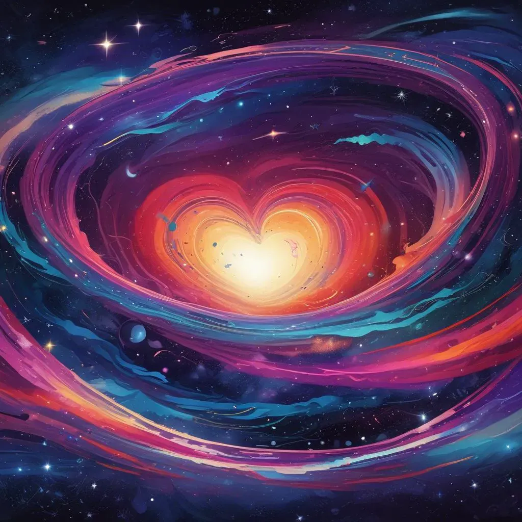 Heart's universe love