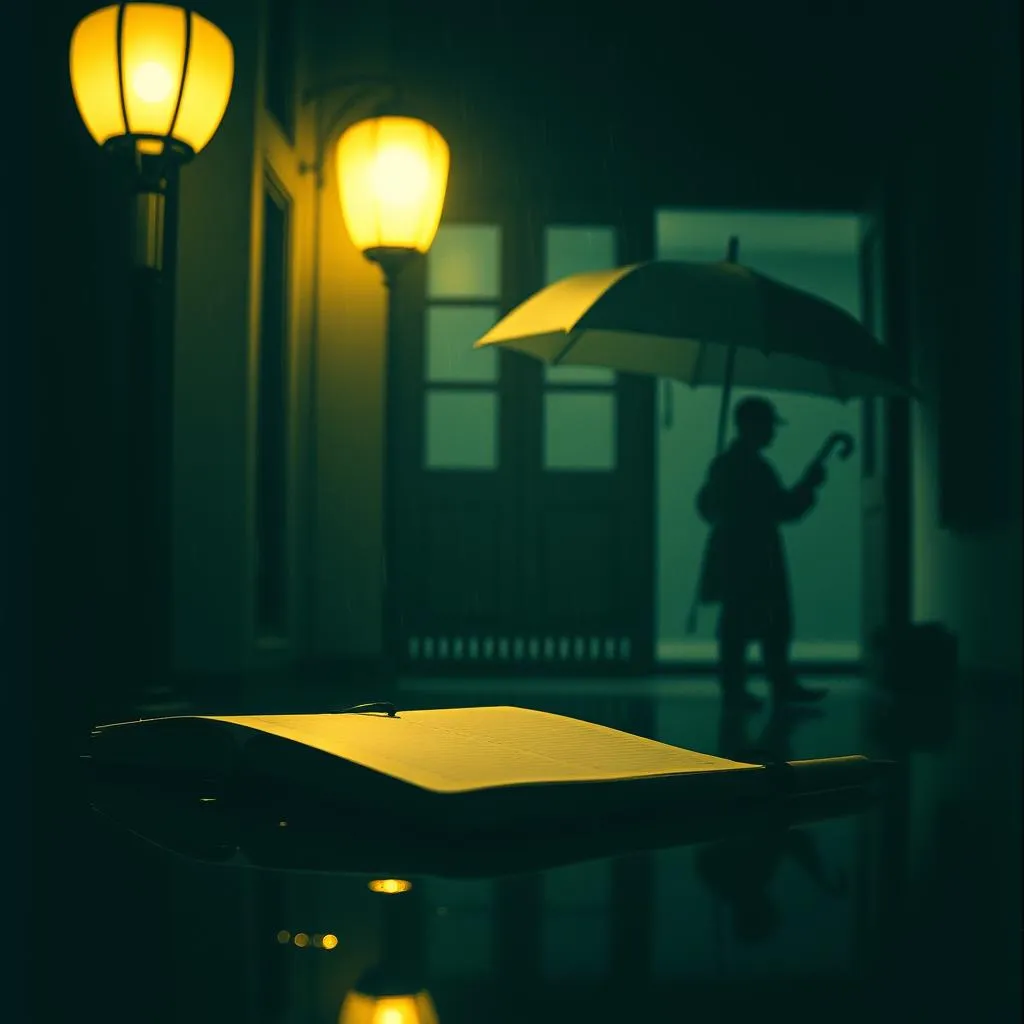 《夜雨》