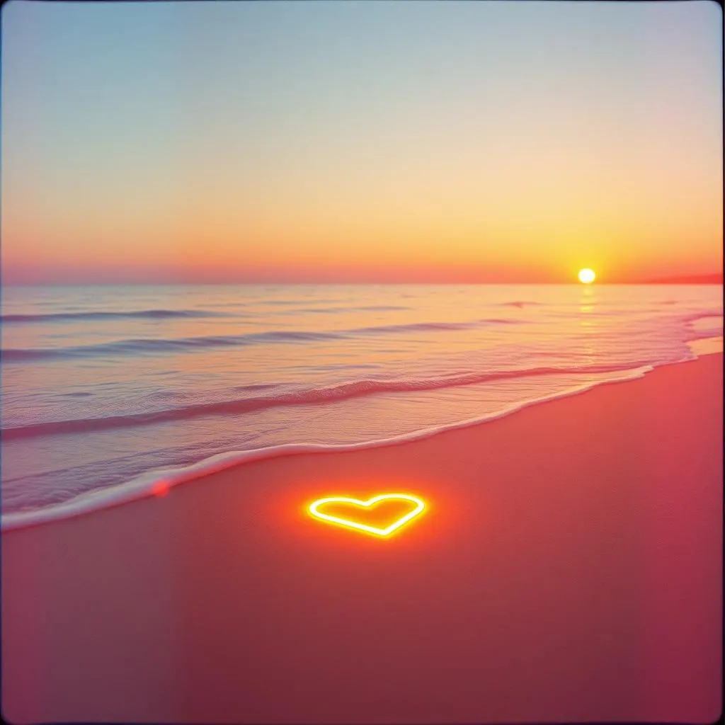 Heartbeat by the Sunset Waters