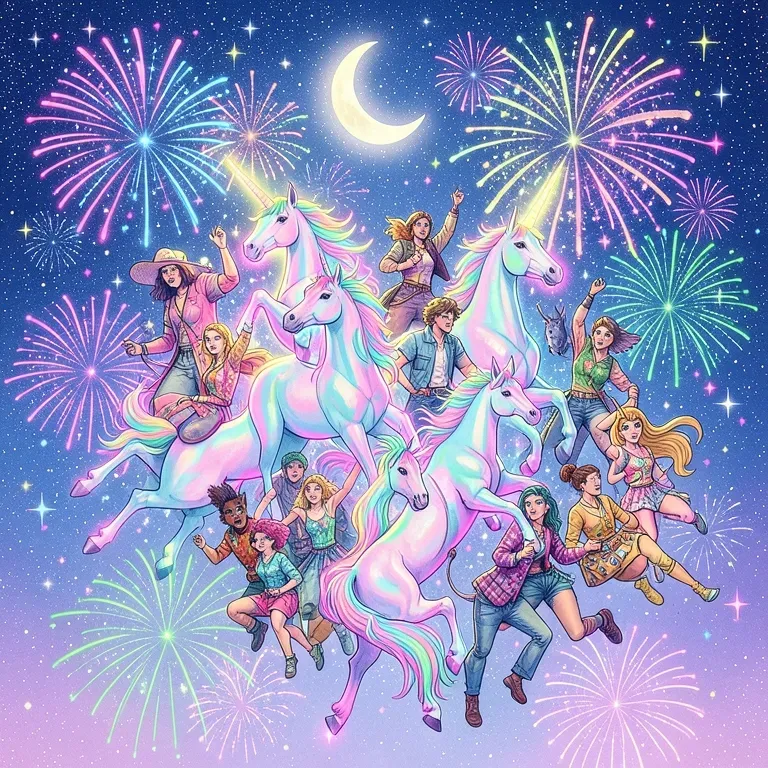 Glitter the sky
