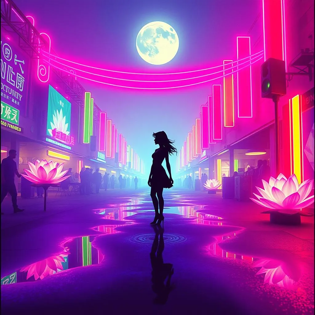 Moonlit Seoul