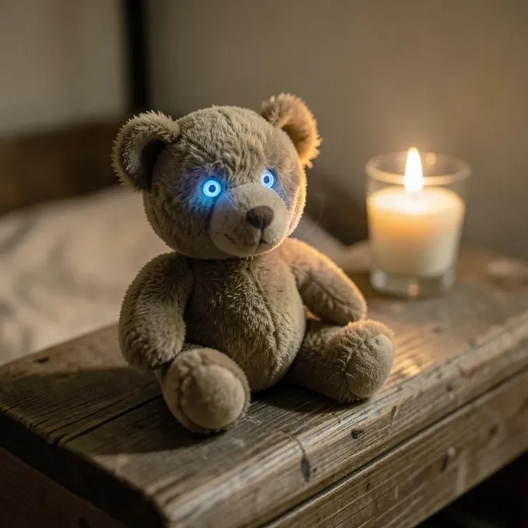Tiny stuffed bear