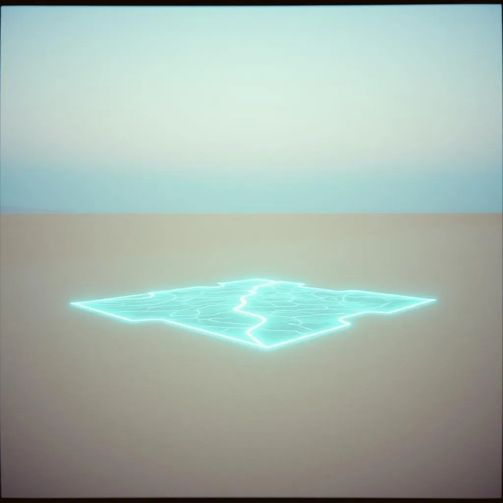 The map stays open; no path is taken