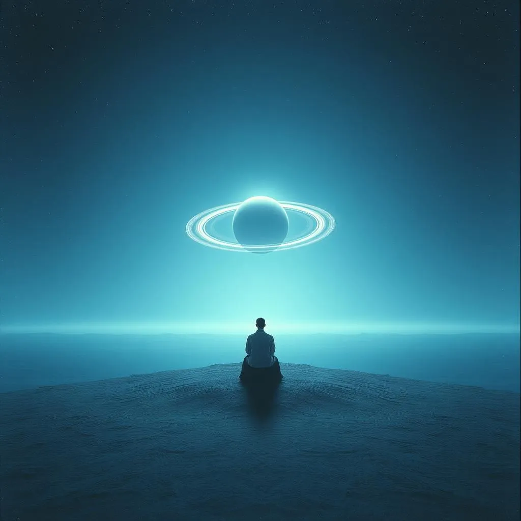 Alone in the infinite Glow