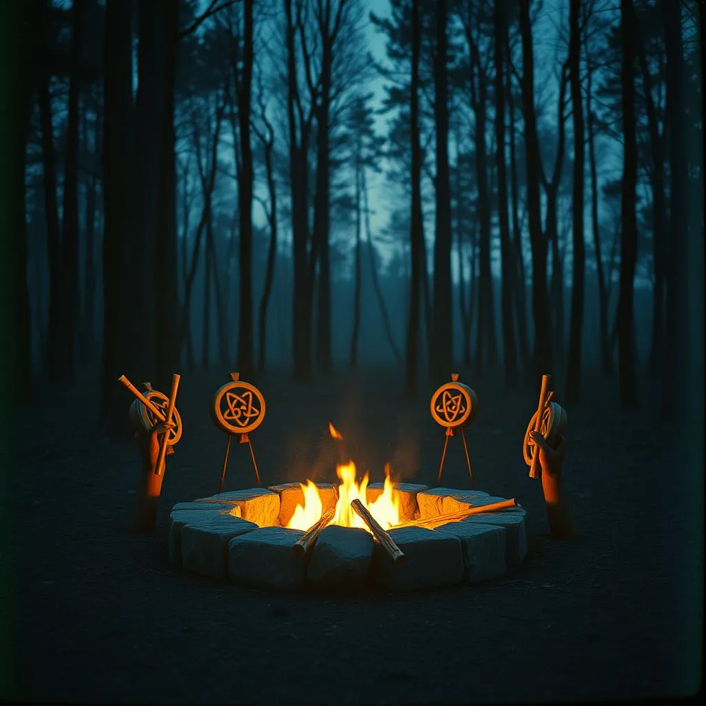 Celtic-Gallic dance fire