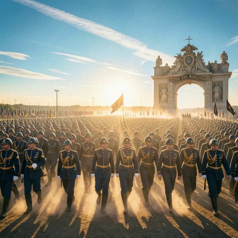 The big military March