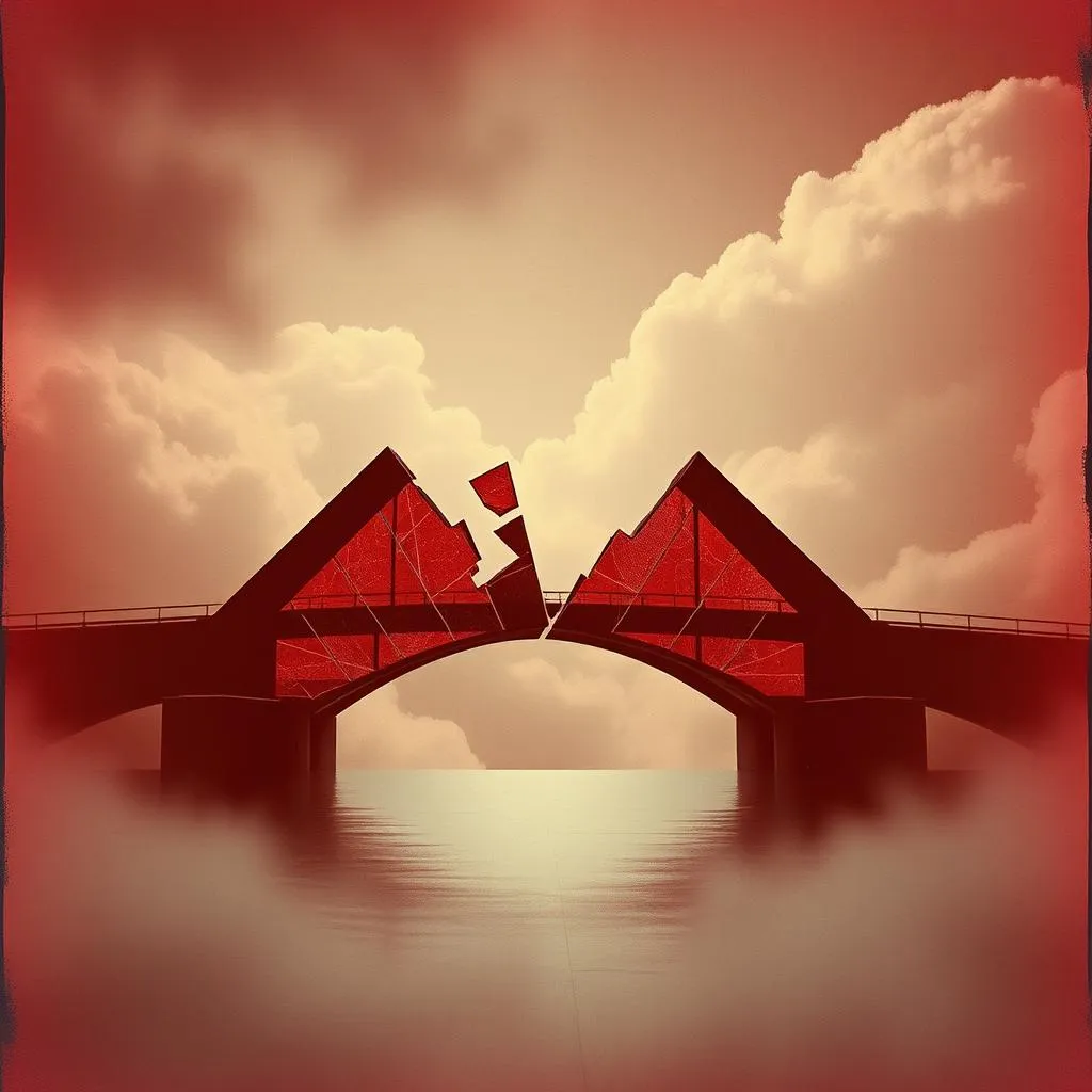 Broken bridges (can never be rebuilt the same)