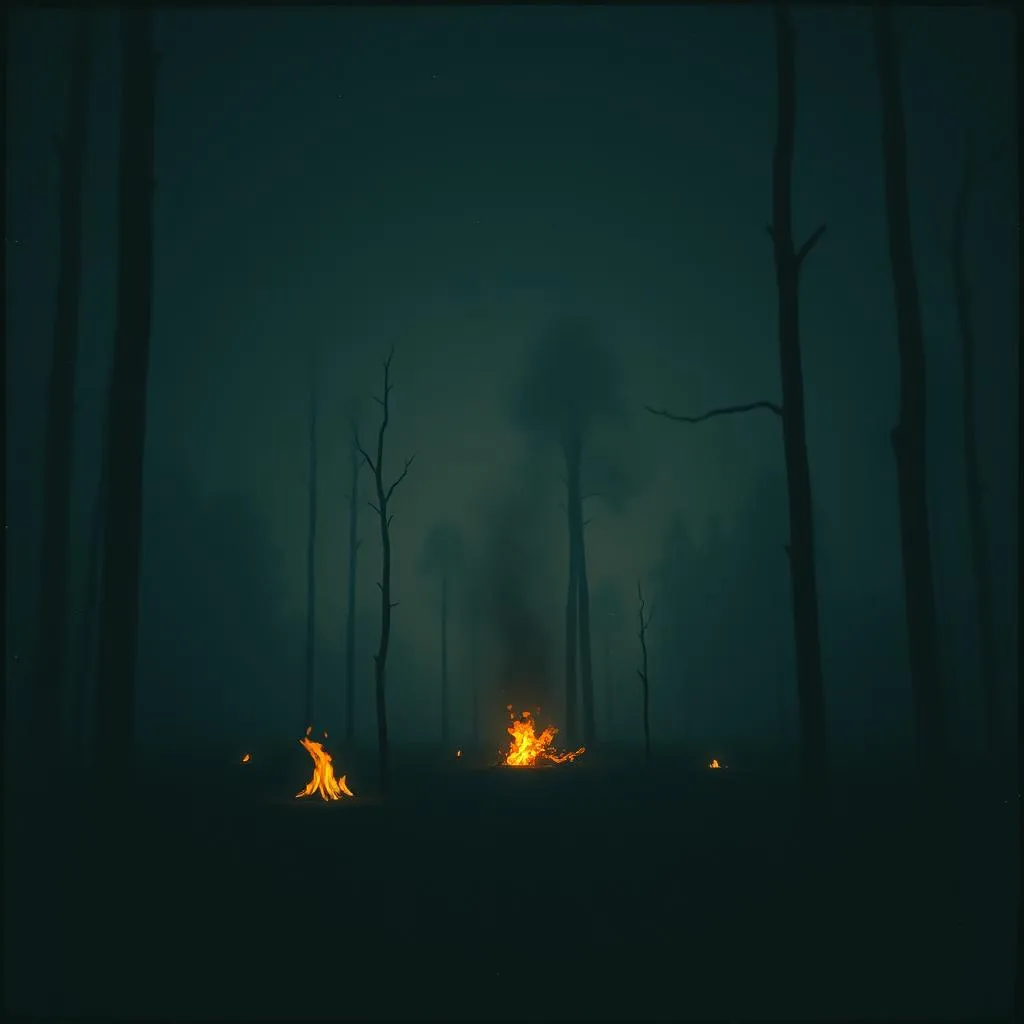 Till the Night took our Flames