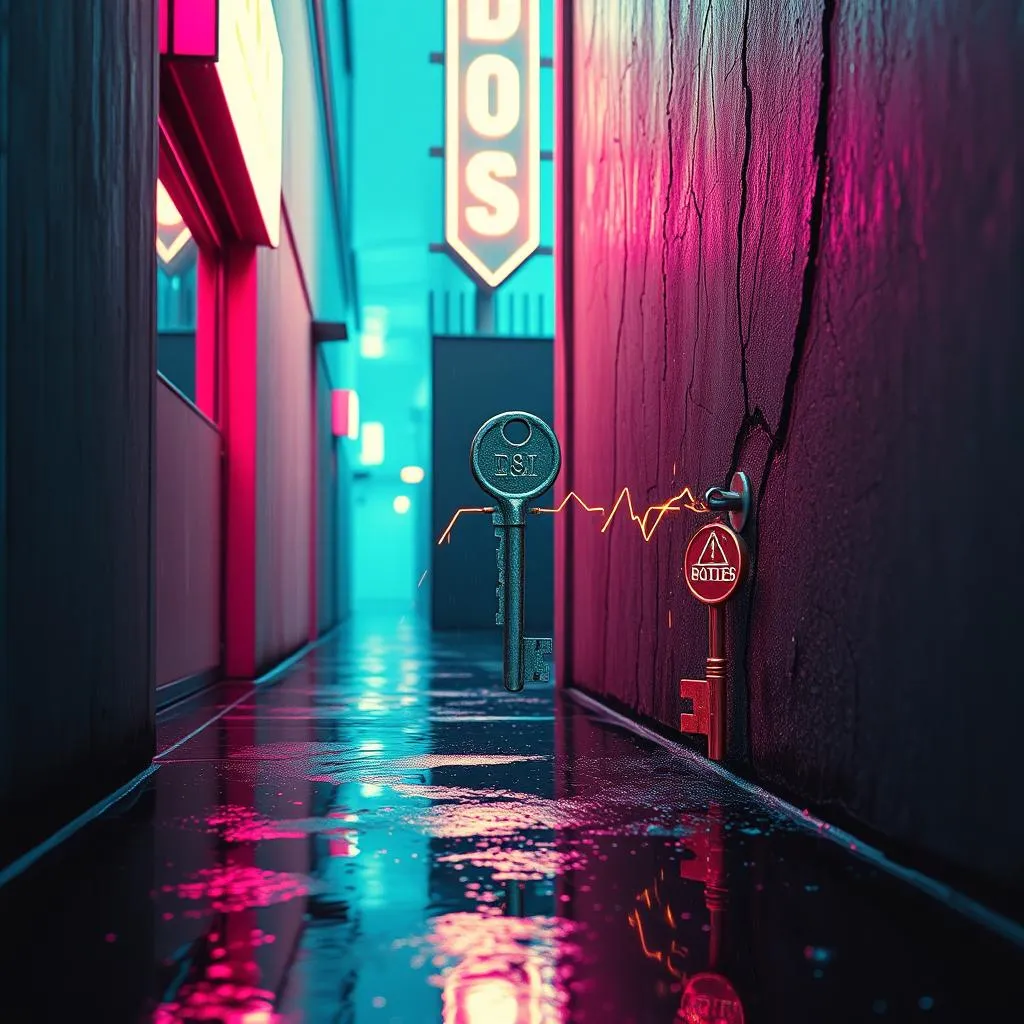 Neon-Großstadt & Verfall
