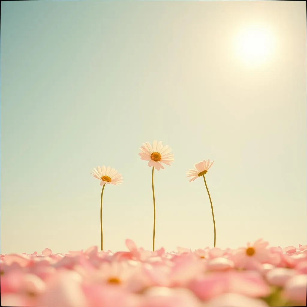 Three Blossoms of the Day
