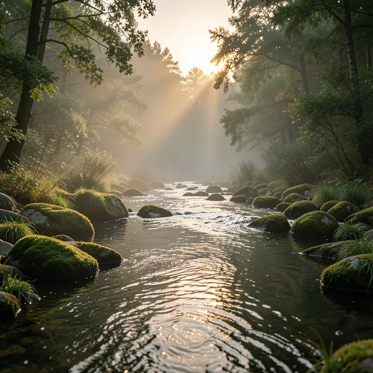 Moss on a stream (Inspired by Deven)