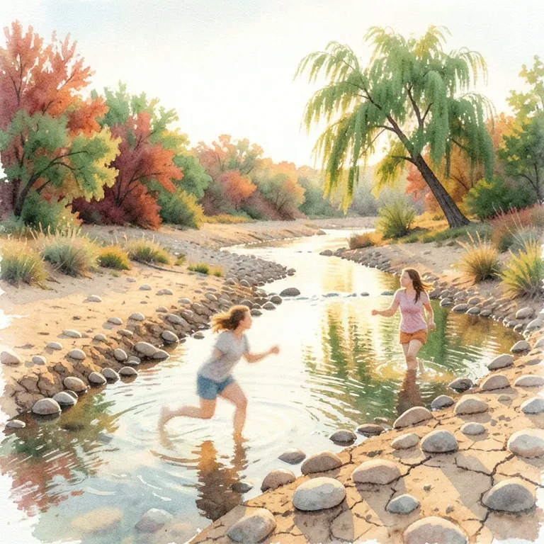 Creek Bed Falling