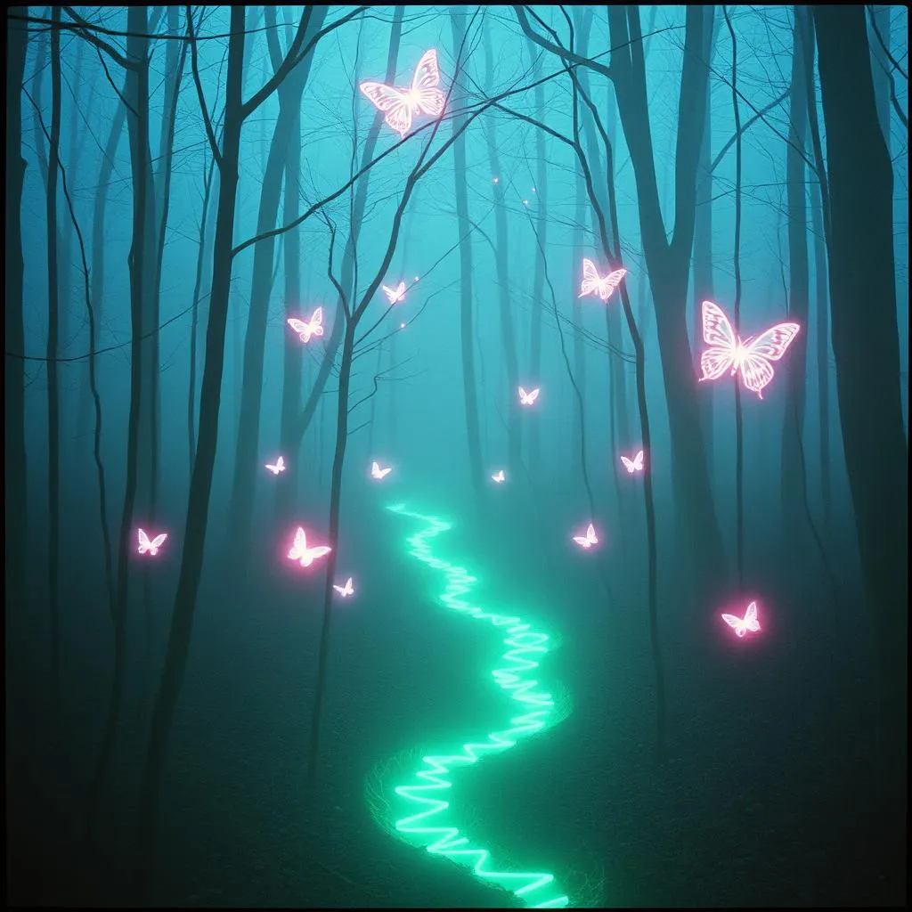 The neon stream