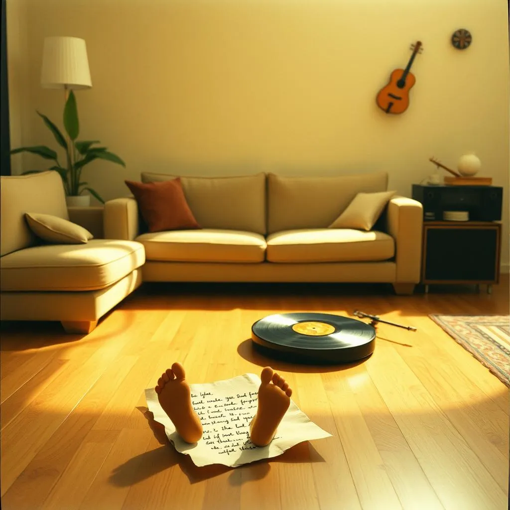 Couch, Controller, Little Feet