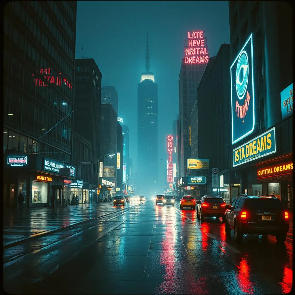 Neon Shadows in Night City