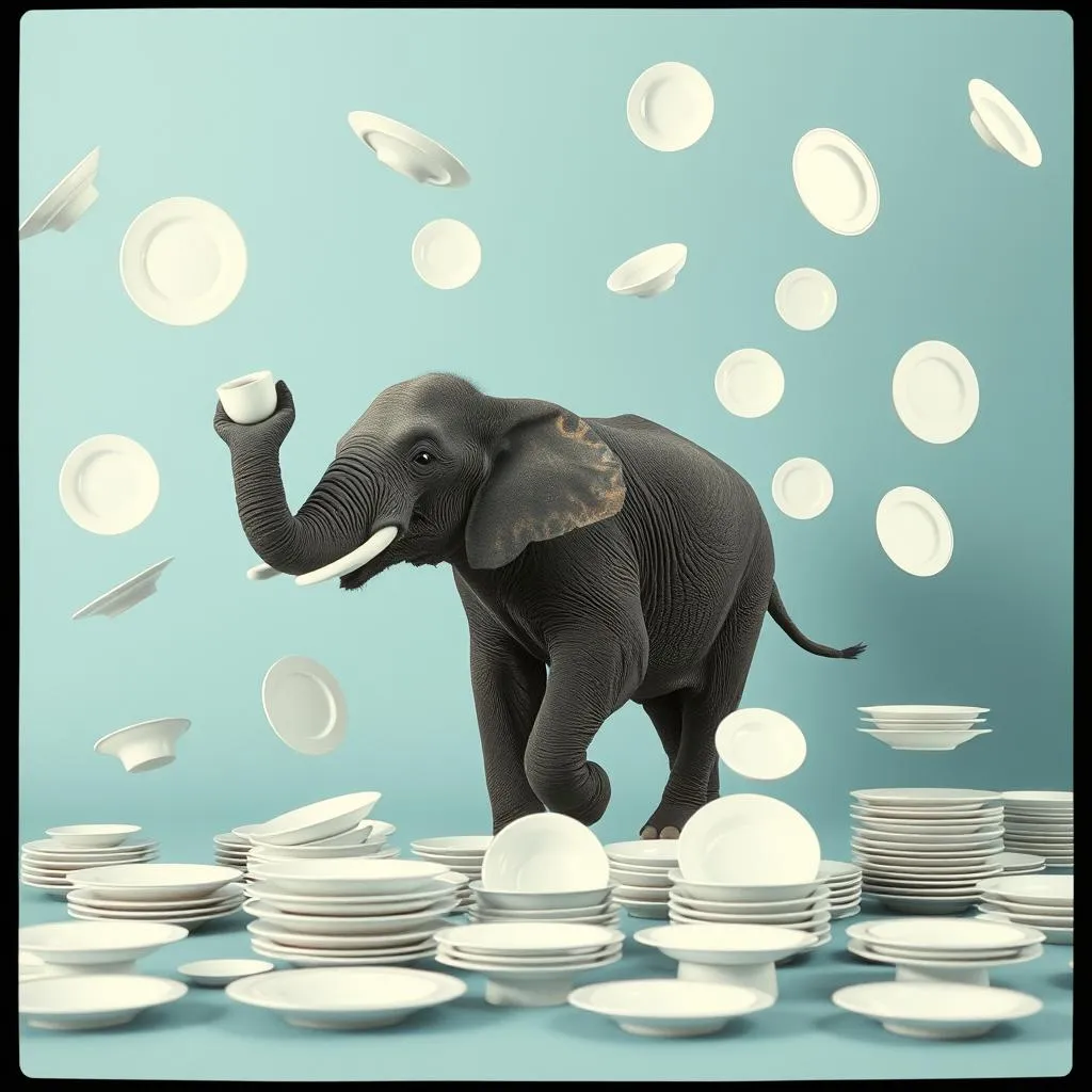 Der Elefant in der Porzellankiste