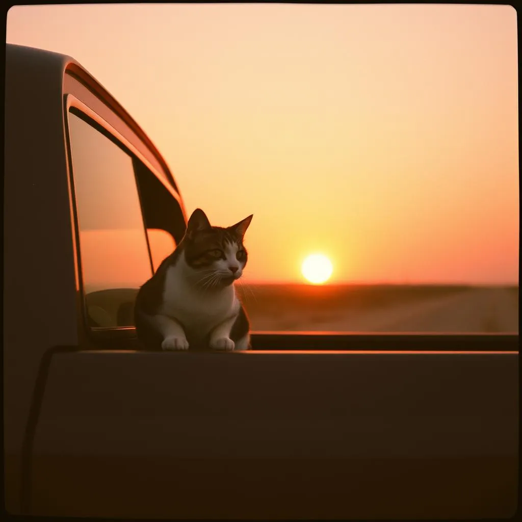 “Headed East with a Cat and a Dream”