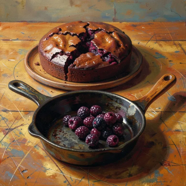 Blackberry cake