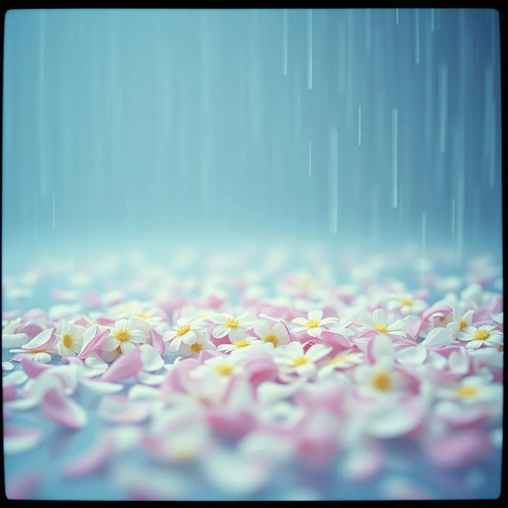 In the rain again