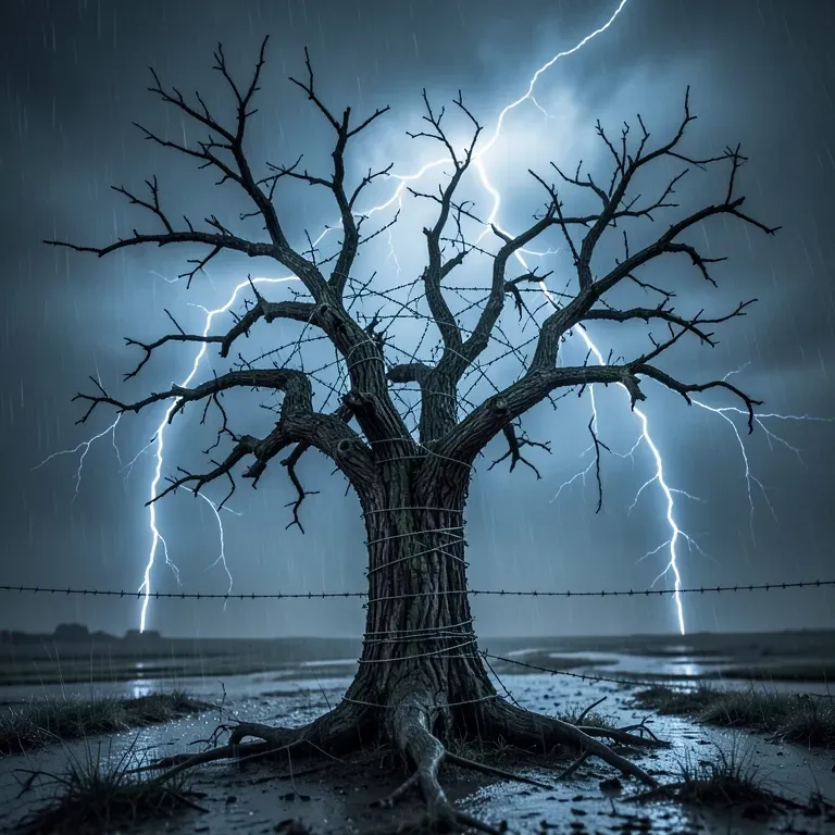 We sit in the storm