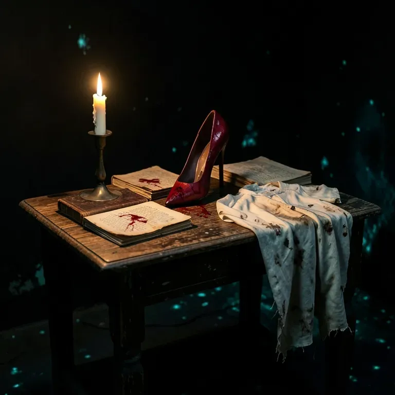 Corpse in heels