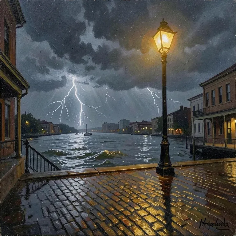 Storm Over The Riverwalk