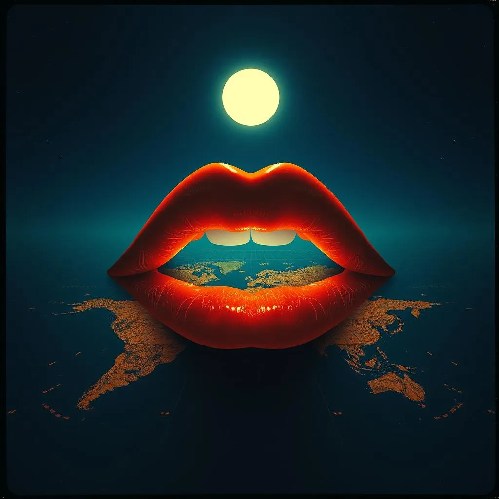 Mapa de besos