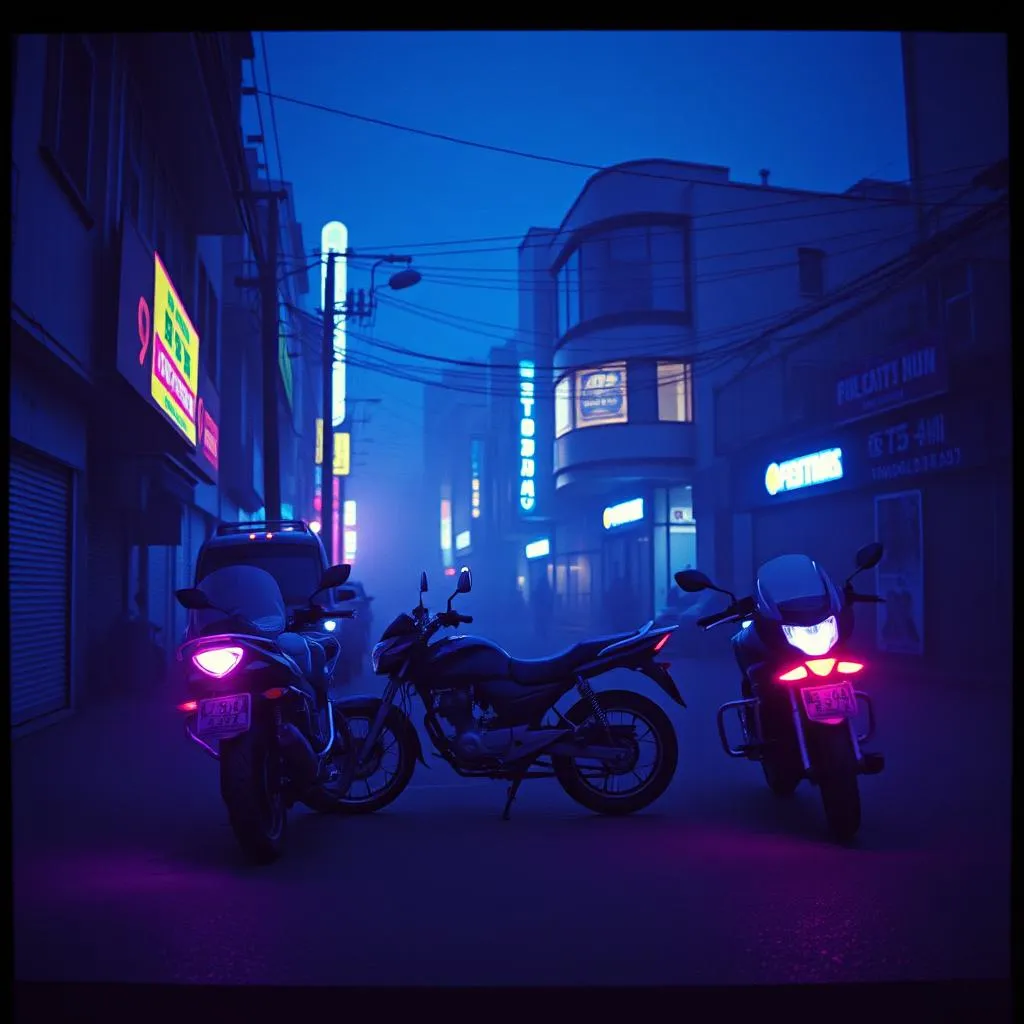 The Neon Knight's Midnight Ride