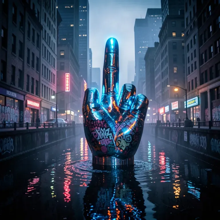 Middle Fingers Up