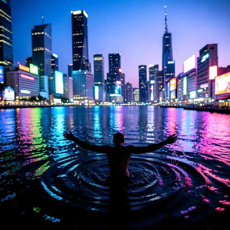 Riding Neon Waves