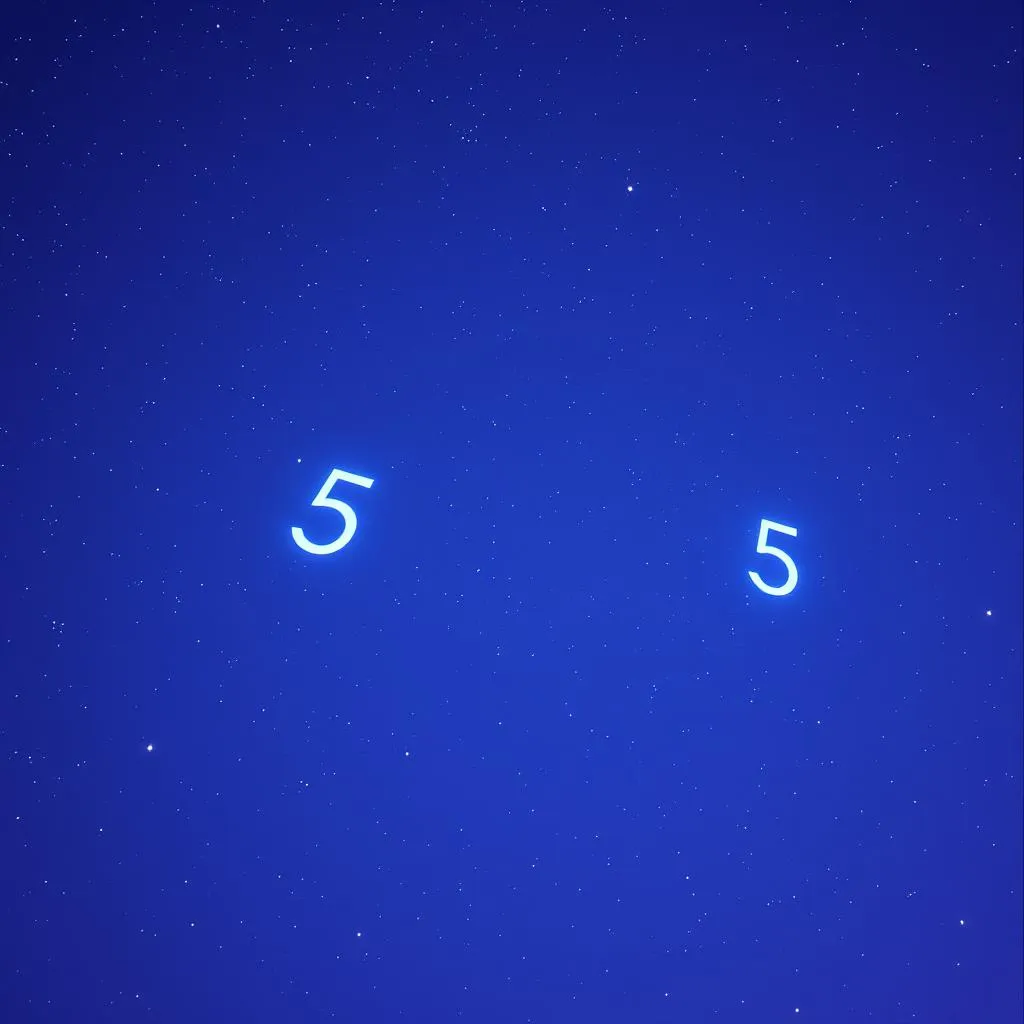 Numbers in the Sky