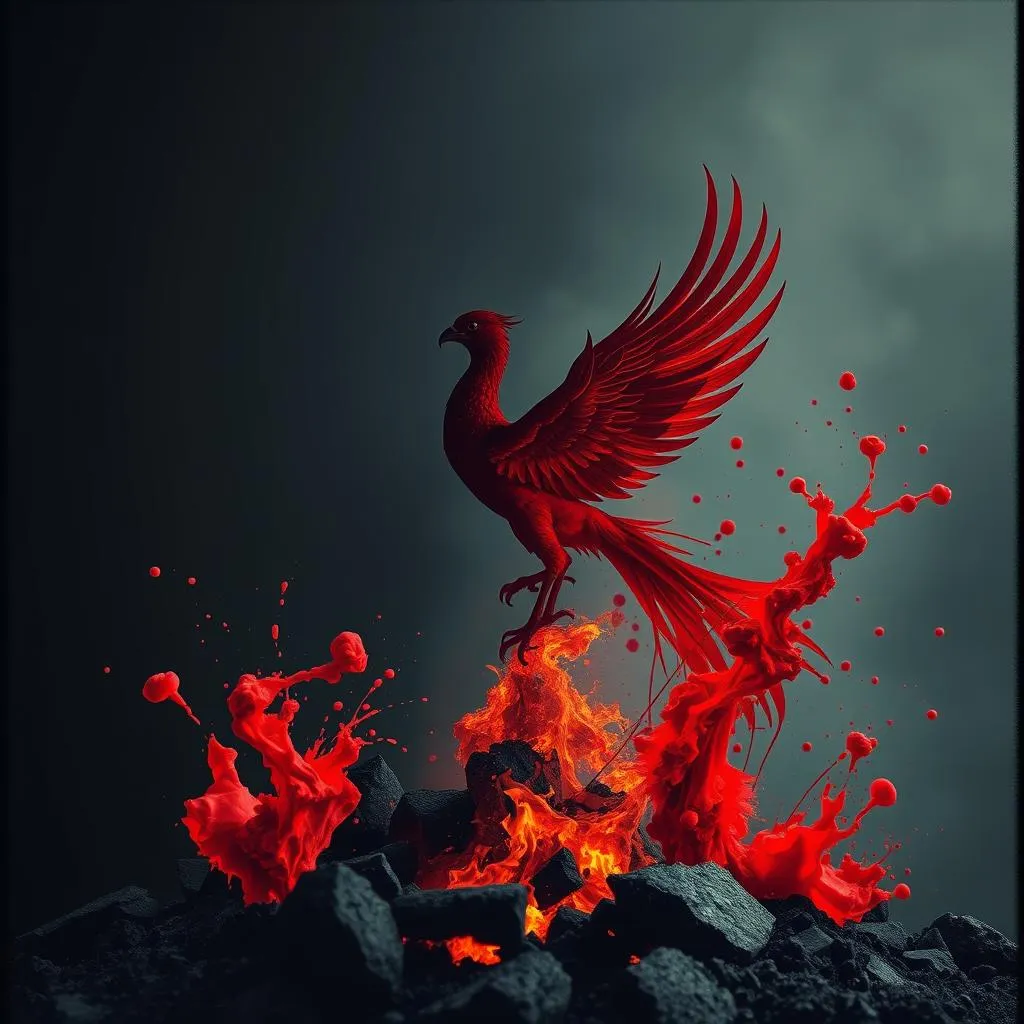 Crimson ink