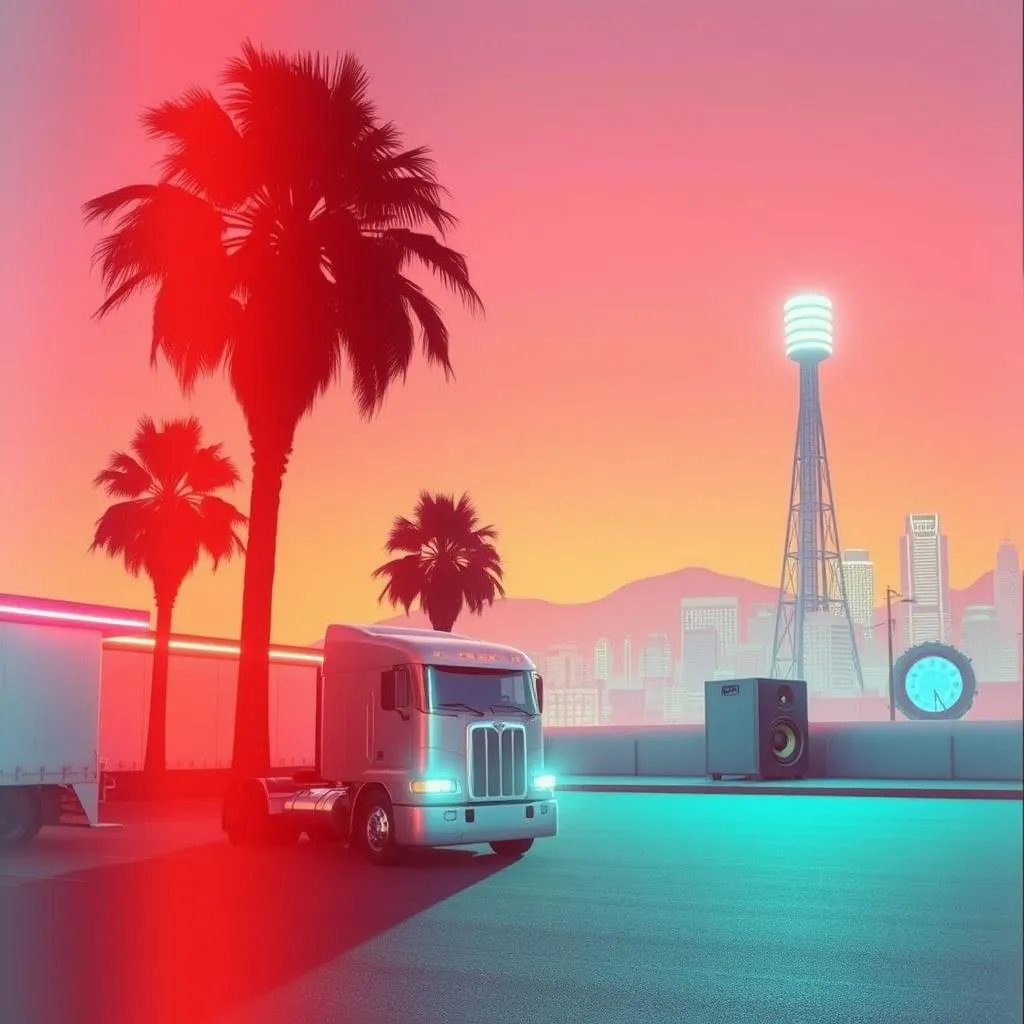 Semi truck
