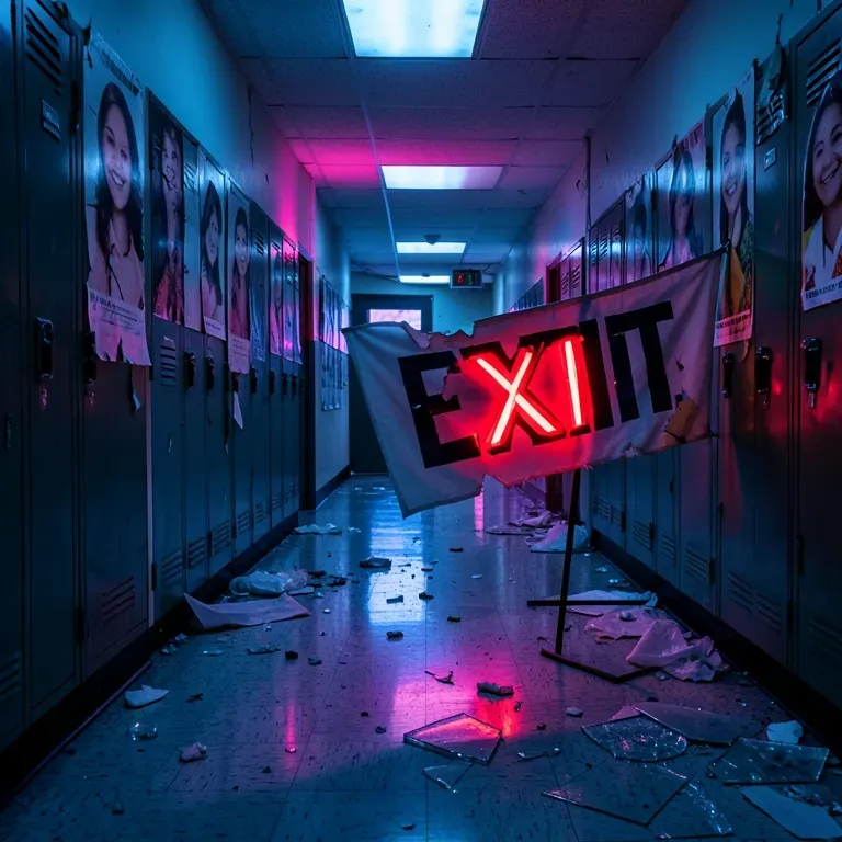 Bad Girl Into The School