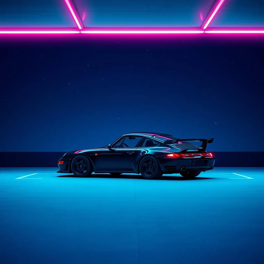 Black Porsche