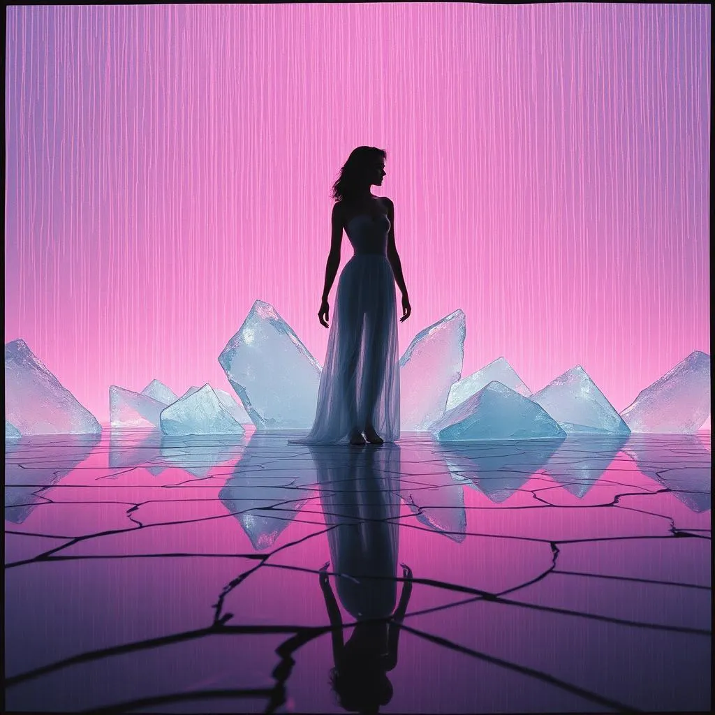 Mujer de piel de cristal SEMonroy