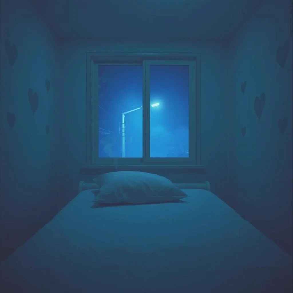 White Lines On Her Pillow