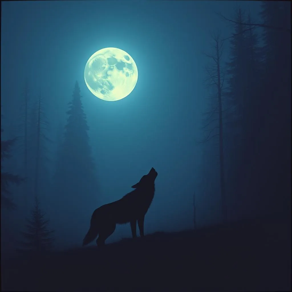 Bark at the moon