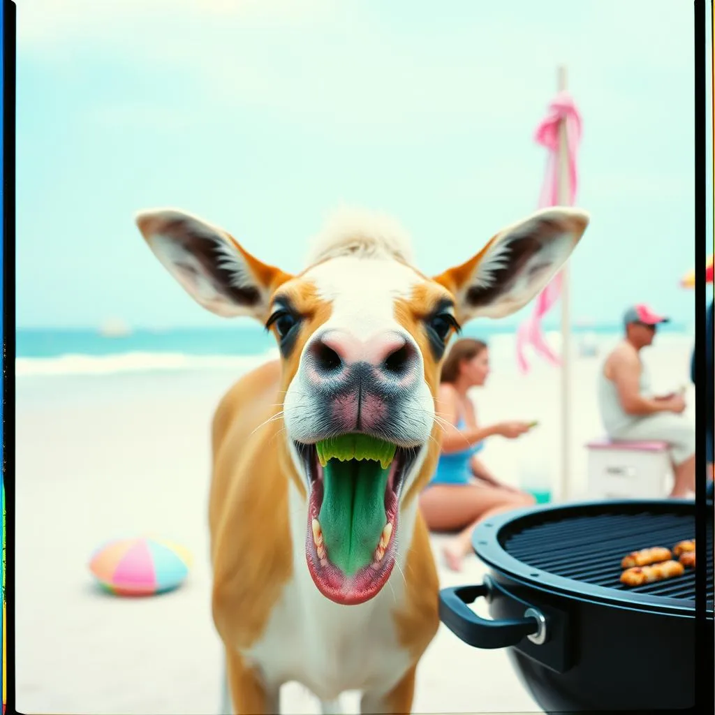 Green tongue