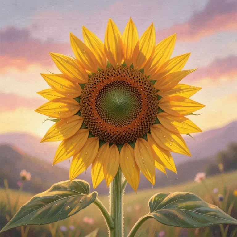 Sunflower Sunset Love