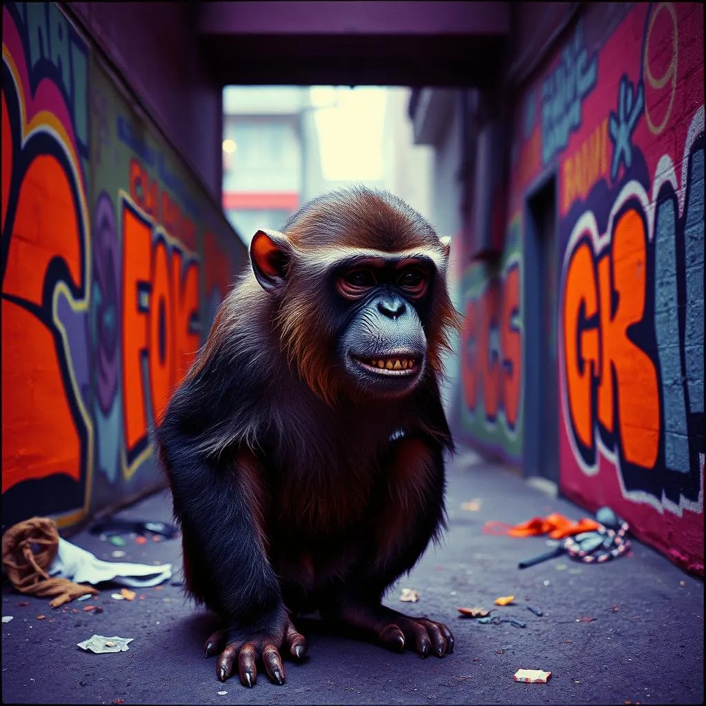 Malicious monkey had to die.