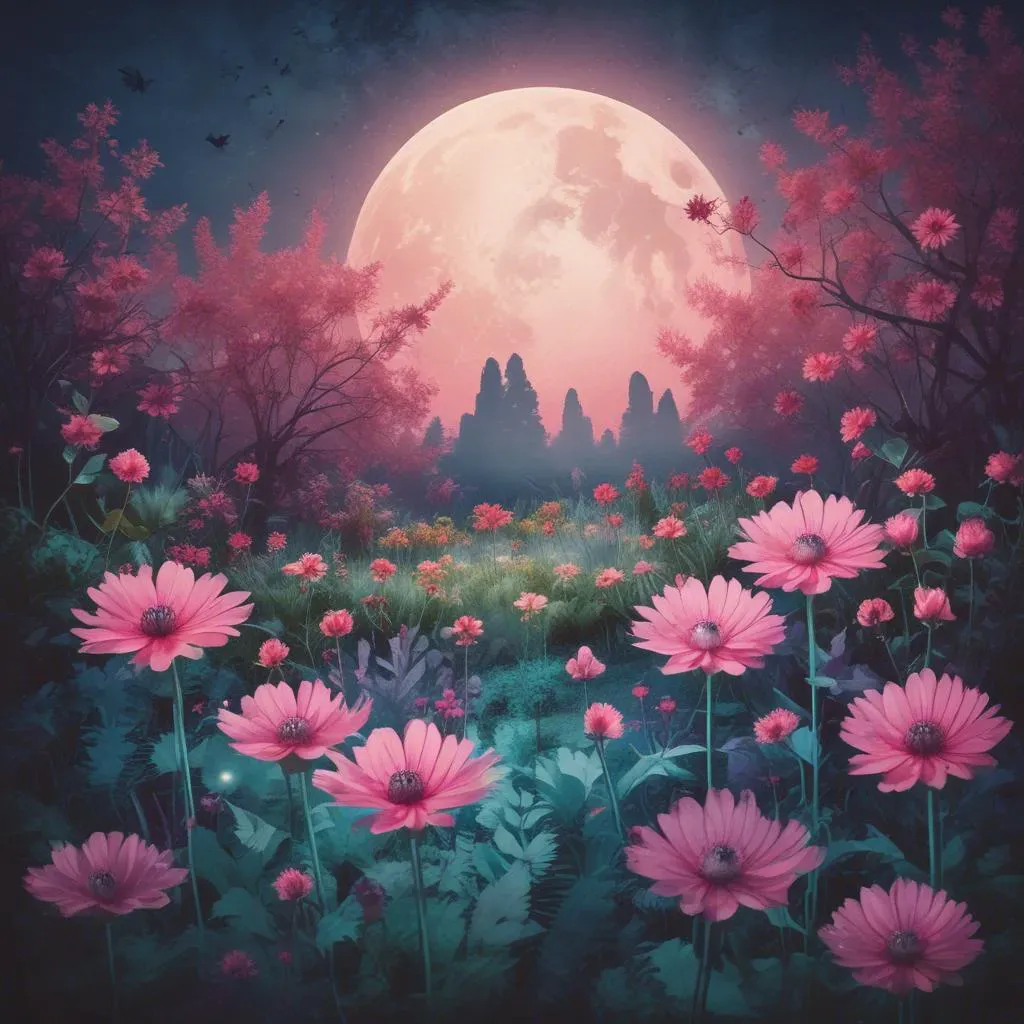 Moonlight sky