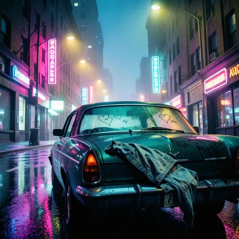 Under the street lights